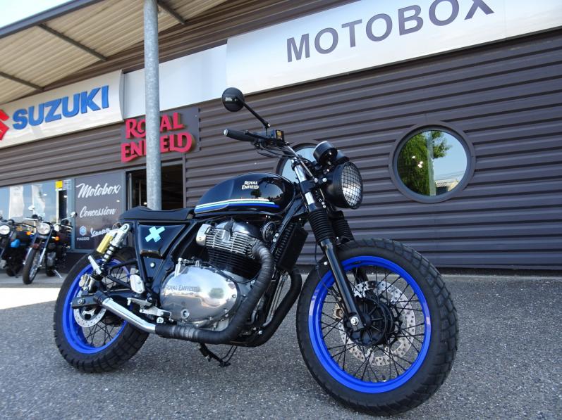 ROYAL ENFIELD INTERCEPTOR 650 Blue Scrambler